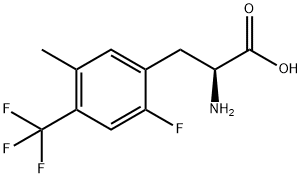 2-Fluoro-5-Methyl-4-trifluoroMethyl-DL-phenylalanine, 97% 구조식 이미지