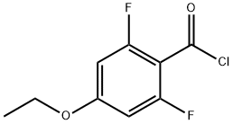 4-Ethoxy-2,6-difluorobenzoyl chloride, 97% 구조식 이미지