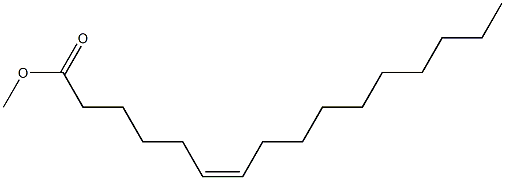 6(Z)-Hexadecenoic acid Methyl Ester 구조식 이미지