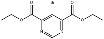 Diethyl 5-BroMopyriMidine-4,6-dicarboxylate Structure