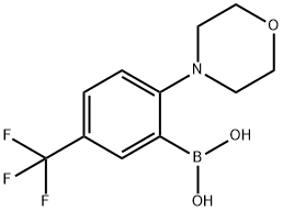 2-Morpholino-5-(trifluoroMethyl)phenylboronic acid Structure