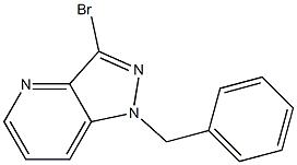 1-benzyl-3-broMo-1H-pyrazolo[4,3-b]pyridine Structure