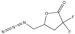 5-(azidoMethyl)-3,3-difluoro-dihydrofuran-2(3H)-one Structure