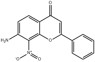 7-aMino-8-nitro-2-phenyl-4H-chroMen-4-one 구조식 이미지