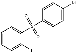 2-[(4-BroMophenyl)sulfonyl]fluorobenzene Structure