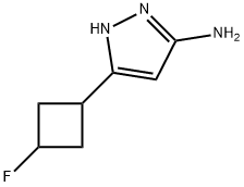 5-(3-Fluoro-cyclobutyl)-1H-pyrazol-3-ylaMine Structure