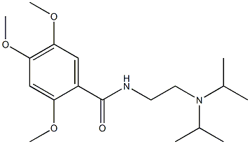 N-(2-(diisopropylaMino)ethyl)-2,4,5-triMethoxybenzaMide Structure
