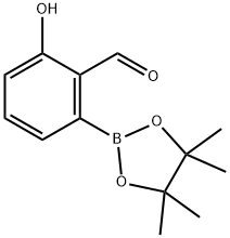 2-hydroxy-6-(4,4,5,5-tetraMethyl-1,3,2-dioxaborolan-2-yl)benzaldehyde 구조식 이미지