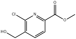 Methyl 6-chloro-5-(hydroxyMethyl)picolinate Structure