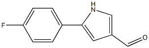 5-(4-fluorophenyl)-1H-pyrrole-3-carbaldehyde 구조식 이미지