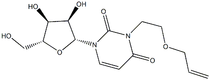 N3-(2-Allyloxy)ethyluridine 구조식 이미지