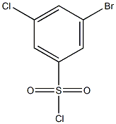 3-broMo-5-chlorobenzene-1-sulfonyl chloride Structure
