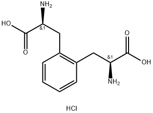 (2S,2'S)-3,3'-(1,2-phenylene)bis(2-aMinopropanoic acid) dihydrochloride Structure