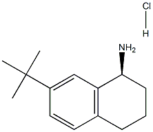 (S)-7-(tert-butyl)-1,2,3,4-tetrahydronaphthalen-1-aMine hydrochloride 구조식 이미지