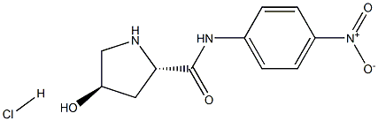 trans-L-4-Hydroxyproline 4-nitroanilide hydrochloride 구조식 이미지