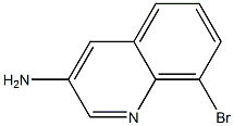 8-broMoquinolin-3-aMine 구조식 이미지