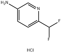 6-(DifluoroMethyl)pyridin-3-aMine hydrochloride 구조식 이미지