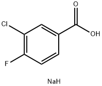 SodiuM 3-chloro-4-fluorobenzoate Structure