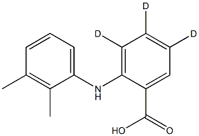 MEFENAMIC ACID-D3 Structure