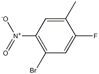 2 - fluoro-4 - broMo-5 - nitrotoluene 구조식 이미지