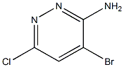 4-BroMo-6-chloro-pyridazin-3-ylaMine Structure