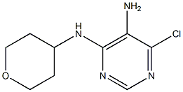 6-Chloro-N4-(tetrahydro-pyran-4-yl)-pyriMidine-4,5-diaMine Structure