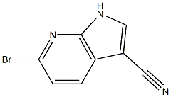 6-BroMo-3-cyano-7-azaindole Structure