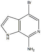 7-AMino-4-broMo-6-azaindole Structure