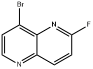 8-broMo-2-fluoro-1,5-naphthyridine 구조식 이미지