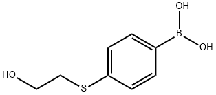 4-(2'-Hydroxyethylthio)phenylboronic acid Structure