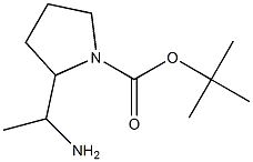 tert-Butyl 2-(1-aMinoethyl)pyrrolidine-1-carboxylate 구조식 이미지