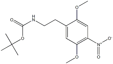 N-Boc-2,5-diMethoxy-4-nitro-phenethylaMine 구조식 이미지