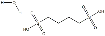 Butane-1,4-disulfonic acid hydrate Structure