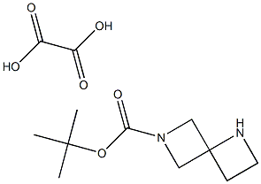 tert-butyl 1,6-diazaspiro[3.3]heptane-6-carboxylate oxalate Structure