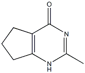 2-Methyl-1,5,6,7-tetrahydro-cyclopentapyriMidin-4-one 구조식 이미지