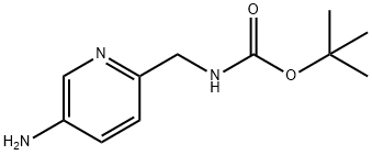 5-AMino-2-(Boc-aMinoMethyl)pyridine 구조식 이미지