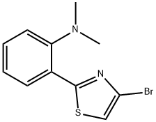 2-(4-broMothiazol-2-yl)-N,N-diMethylaniline 구조식 이미지