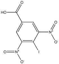 3,5-dinitro-4-Iodobenzoic acid Structure