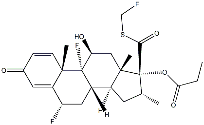 Fluticasone IMpurity 구조식 이미지