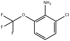 2-Chloro-6-(trifluoroMethoxy)aniline, 97% 구조식 이미지