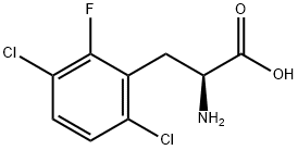 3,6-Dichloro-2-fluoro-DL-phenylalanine, 97% Structure