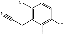 6-Chloro-2,3-difluorophenylacetonitrile, 97% Structure