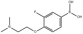4-(2-(디메틸아미노)에톡시)-3-플루오로페닐보론산 구조식 이미지