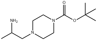 4-(2-AMino-propyl)-piperazine-1-carboxylic acid tert-butyl ester 구조식 이미지