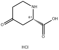 (S)-4-Oxo-piperidine-2-carboxylic acid hydrochloride Structure