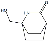 1-HYDROXYMETHYL-3-OXO-2-AZABICYCLO[2,2,2]OCTANE 구조식 이미지