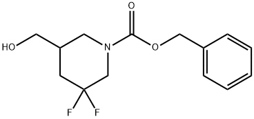 benzyl 3,3-difluoro-5-(hydroxyMethyl)piperidine-1-carboxylate Structure