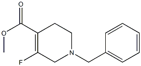 Methyl 1-benzyl-3-fluoro-1,2,5,6-tetrahydropyridine-4-carboxylate Structure
