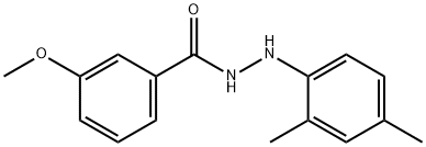 N'-(2,4-diMethylphenyl)-3-Methoxybenzohydrazide Structure