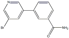 3-(5-broMopyridin-3-yl) benzaMide Structure